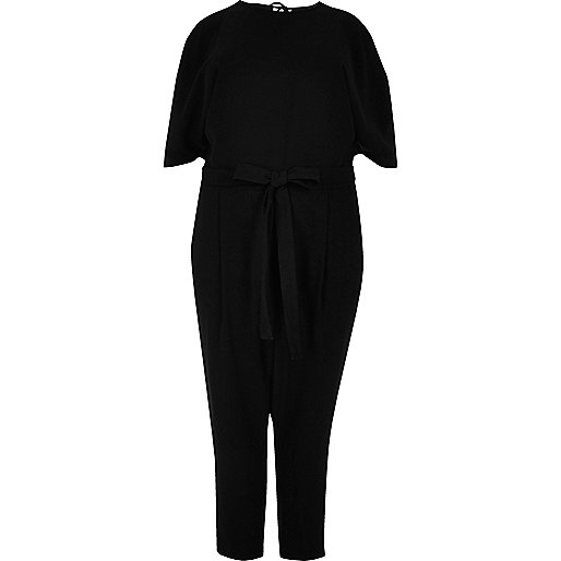 jacques-vertuk Plus black cold shoulder jumpsuit 693407 women Playsuits / Jumpsuits