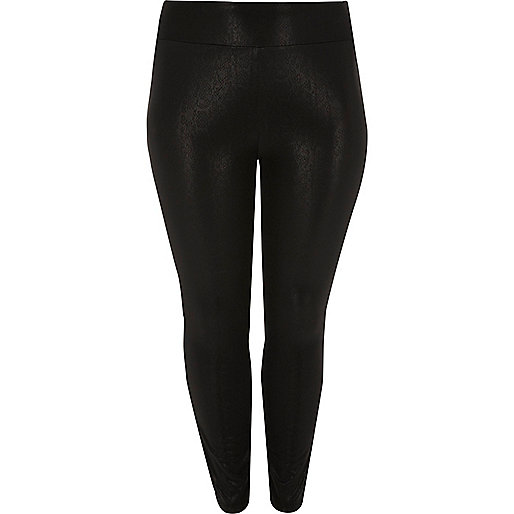 river island jeans womens,jacques-vertuk London Plus black cracked coated leggings women 706159