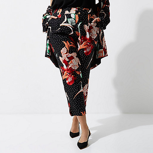 river island skinny fit jeans,jacques-vertuk Online Plus black floral spot longline blazer women 708937