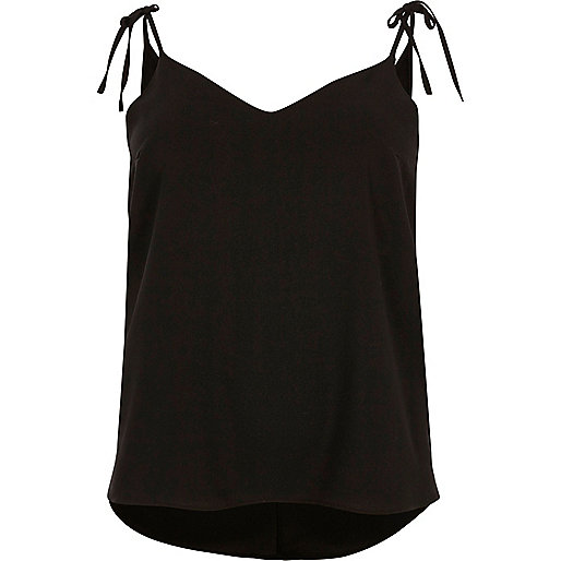 river island union square,jacques-vertuk Shop Plus black shoulder tie cami top women 699655