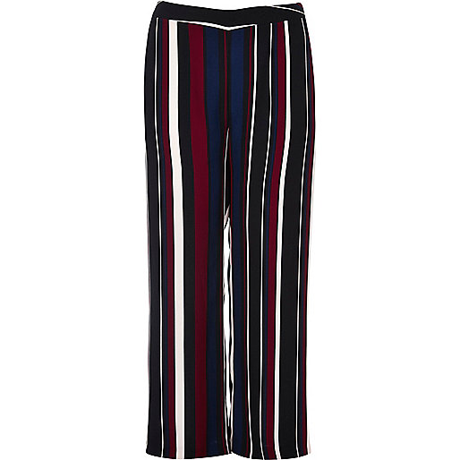 jacques-vertuk Plus black stripe soft pants 692186 women Trousers