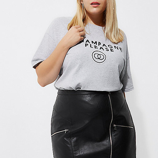 monogram bag river island,Stockists Of jacques-vertuk Clothes Plus grey 'champagne please' print T-shirt Print T-Shirts / Tanks T-Shirts & Tanks Tops women