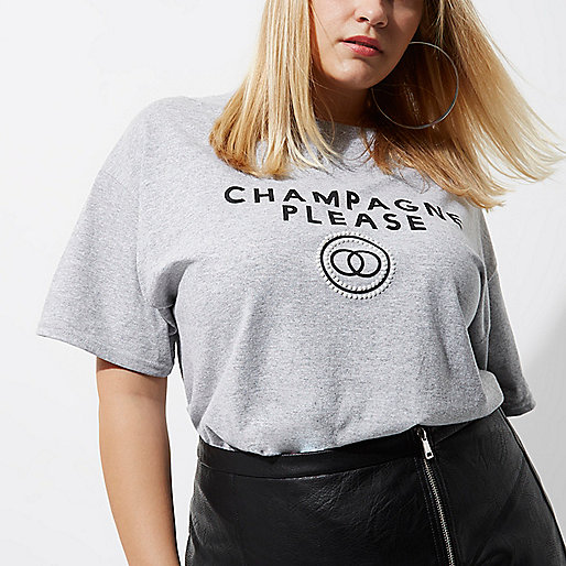 monogram bag river island,Stockists Of jacques-vertuk Clothes Plus grey 'champagne please' print T-shirt Print T-Shirts / Tanks T-Shirts & Tanks Tops women