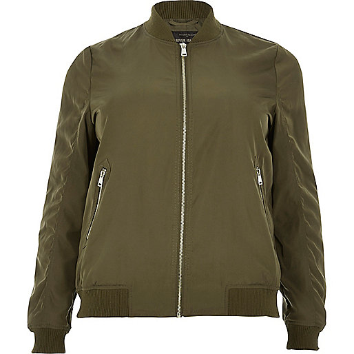 jacques-vertuk Plus khaki bomber jacket 687691 women Coats / Jackets