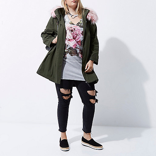 river island white coat womens,Ladies Dressing Gowns jacques-vertuk Plus khaki green pink fur collar parka Coats Coats / Jackets women