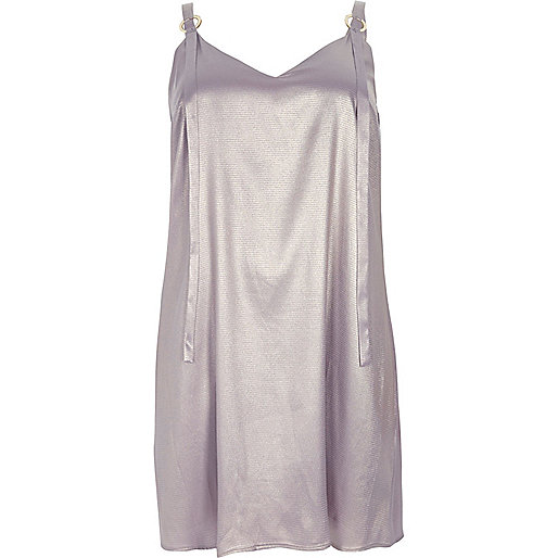 river island raw hem jeans,jacques-vertuk Shop Plus light purple metallic ring slip dress women 697998