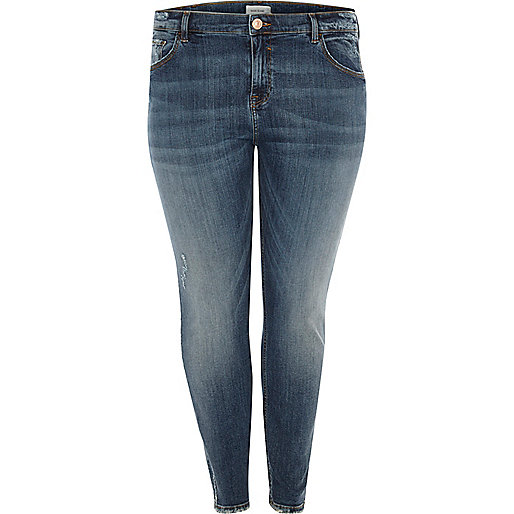 skinny stretch sid river island,jacques-vertuk Uk Sale Plus mid blue Alannah relaxed skinny jeans Skinny Jeans Jeans women