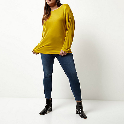 river island bodycon dress,jacques-vertuk Shop Plus mustard yellow batwing top women 696685