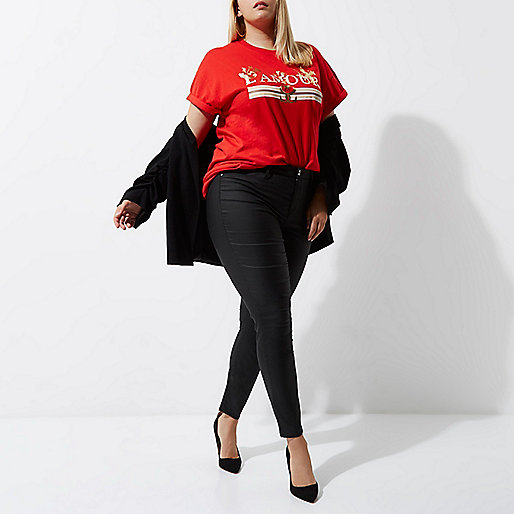 river island small black bag,jacques-vertuk Womens Dresses Sale Plus red 'amour' print boyfriend T-shirt Print T-Shirts / Tanks T-Shirts & Tanks Tops women