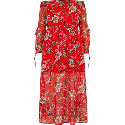 river island short jackets,jacques-vertuk Online Plus red floral print bardot maxi dress women 694266