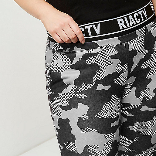 river island jeans fit,jacques-vertuk Clothing Locations Plus RI Active grey camo print joggers Activewear Sale women