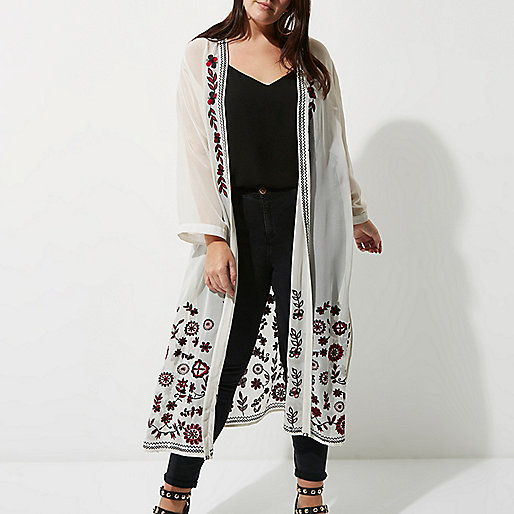 river island pumps sale,jacques-vertuk White Kimono Plus white floral embroidered kimono Kimonos Tops women