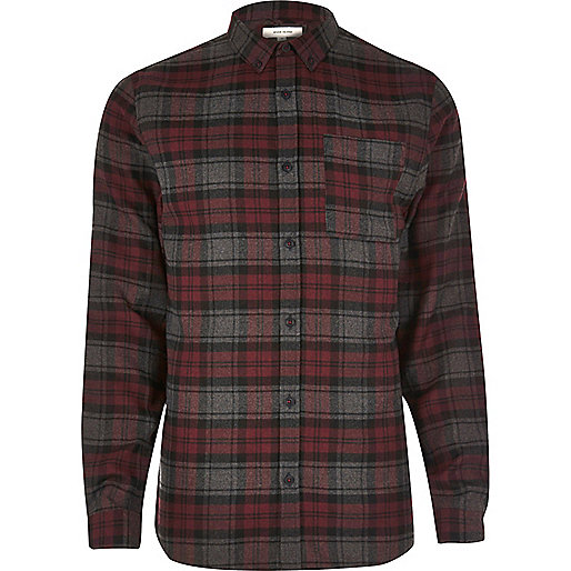 jacques-vertuk Purple casual check flannel shirt 299525 men Shirts