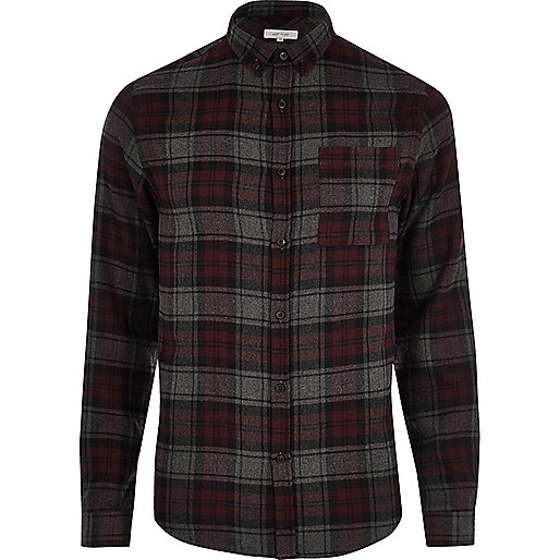 jacques-vertuk Purple casual check shirt 300503 men Shirts