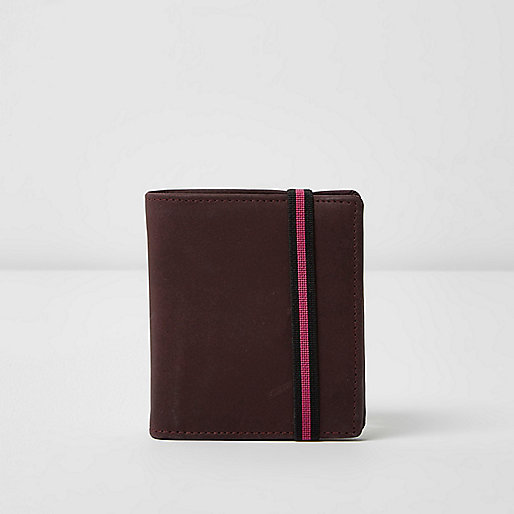 jacques-vertuk Purple elastic fold out wallet 300716 men Accessories Wallets