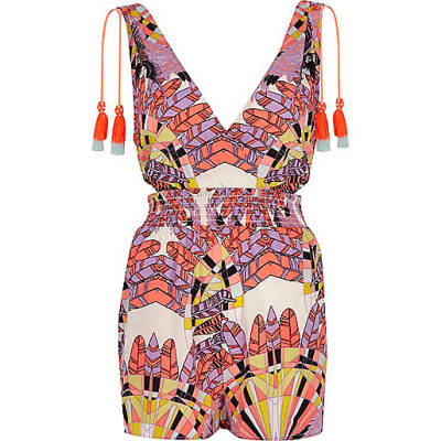 river island zebra print dress,jacques-vertuk South Africa Purple feather print tassel beach romper women 705801