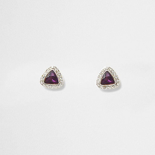 river island gold jeans,jacques-vertuk Online Purple February birthstone stud earrings women 693827