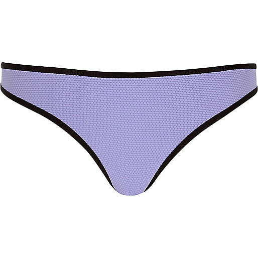 jacques-vertuk Purple textured bikini bottoms 672365 women Bikinis