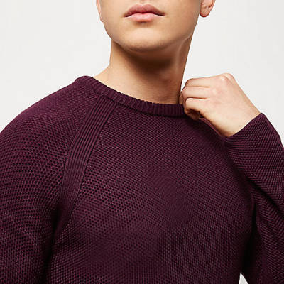 tan wedges river island,jacques-vertuk Out Of Stock Purple textured crew neck sweater Sweaters / Cardigans Sale men