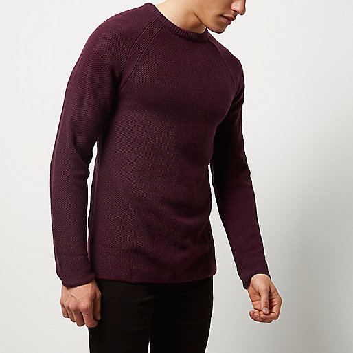 tan wedges river island,jacques-vertuk Out Of Stock Purple textured crew neck sweater Sweaters / Cardigans Sale men