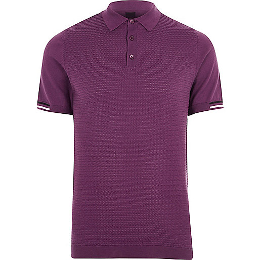 river island pink shoes,jacques-vertuk Shop Purple textured slim fit polo shirt men 302418