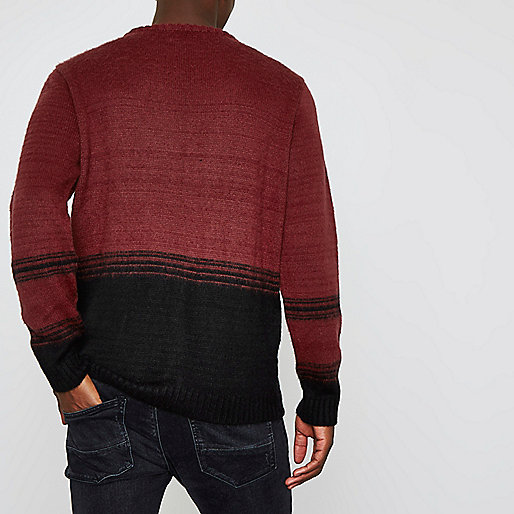 river island shiny bag,Shopping jacques-vertuk Red and black block knit sweater Sweaters Sweaters / Cardigans men