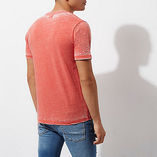 river island polka dot dress,jacques-vertuk Sale Tops Red burnout ‘revolution’ slim fit T-shirt T-Shirts / Tanks Sale men