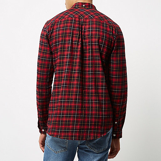 river island buckle boots,jacques-vertuk Black Red casual check shirt Shirts Sale men