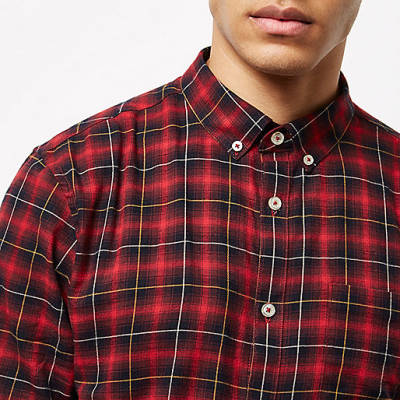 river island buckle boots,jacques-vertuk Black Red casual check shirt Shirts Sale men