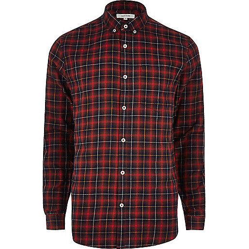 jacques-vertuk Red casual check shirt 297270 men Shirts