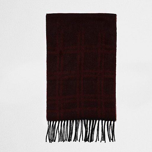 jacques-vertuk Red check gradient scarf 303708 men Accessories Scarves / Gloves