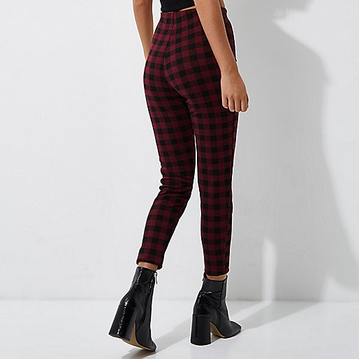 river island next day delivery,jacques-vertuk UK Sale Red check leggings women 707616