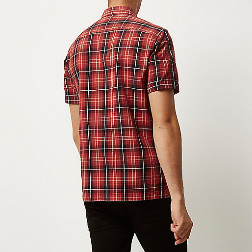 river island black jackets,jacques-vertuk Buy Online Red check Oxford short sleeve shirt Shirts Sale men