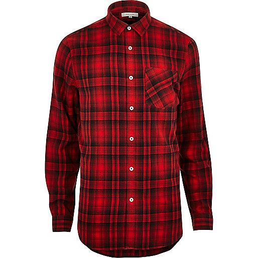 jacques-vertuk Red check shirt 298213 men Shirts