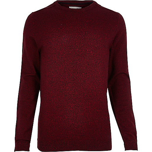 jacques-vertuk Red crew neck sweater 294310 men Jumpers / Cardigans