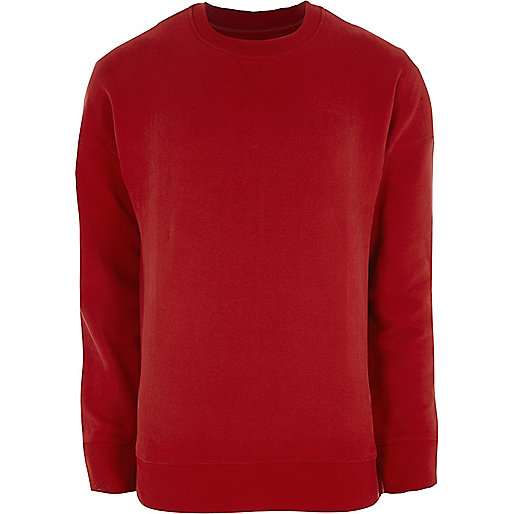 jacques-vertuk Red crew neck sweatshirt 302921 men Hoodies / Sweatshirts Sweatshirts