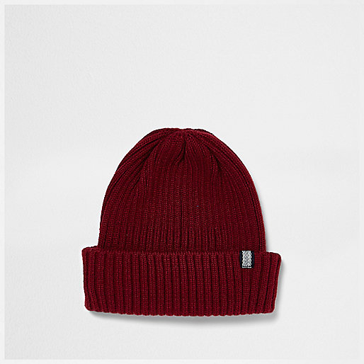 jacques-vertuk Red fisherman beanie hat 302503 men Accessories Hats