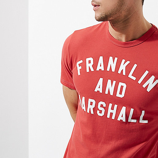 river island ankle boots,jacques-vertuk Ladies Clothes Shop Red Franklin & Marshall print T-shirt T-shirts T-Shirts / Tanks men