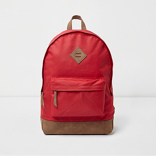 jacques-vertuk Red front pocket backpack 301843 men Bags Backpacks