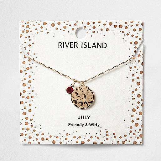 river island gold gladiator sandals,jacques-vertuk Ladies Black Tops Red gem July birthstone necklace Necklaces Jewelry women