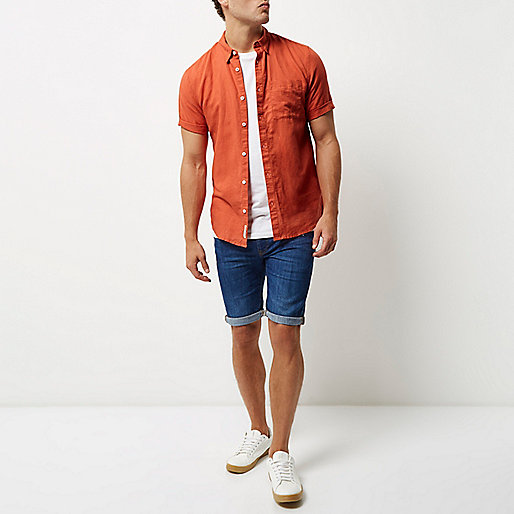 river island tan wedges,jacques-vertuk Suits Ladies Red linen-rich short sleeve shirt Shirts Sale men