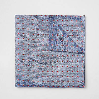 jacques-vertuk Red polka dot pocket square 299076 men Accessories