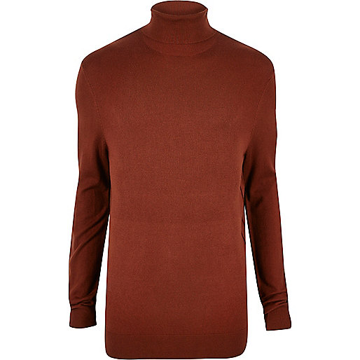 jacques-vertuk Red roll neck sweater 295342 men Jumpers / Cardigans