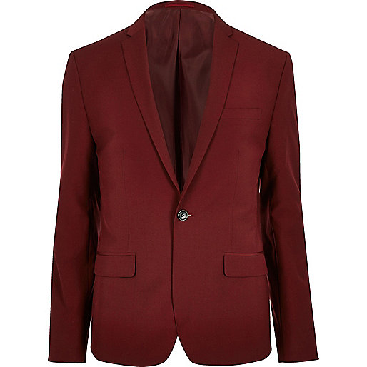 jacques-vertuk Red skinny fit suit jacket 299195 men Suits