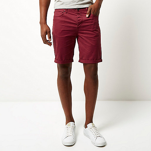 river island tweed blazer,Old jacques-vertuk Stock Red slim fit shorts Shorts Sale men