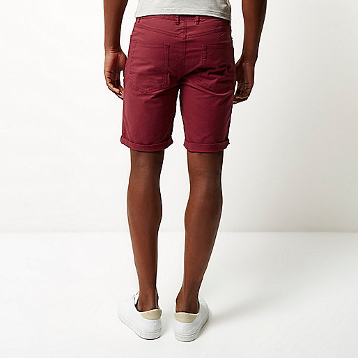 river island tweed blazer,Old jacques-vertuk Stock Red slim fit shorts Shorts Sale men