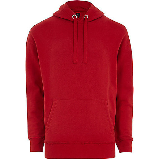 jacques-vertuk Red slouch fit hoodie 302913 men Hoodies / Sweatshirts Hoodies