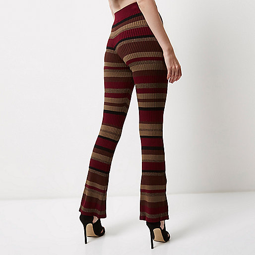 river island black ruffle dress,jacques-vertuk Clothes Women Red stripe ribbed knit flared pants Pants Sale women