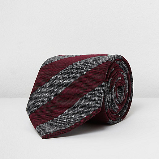 jacques-vertuk Red stripe tie 303449 men Accessories Ties / Bow Ties