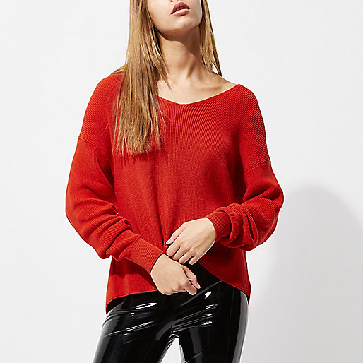 river island spring jackets,jacques-vertuk Dresses Ireland Red tie back sweater Sweaters Knitwear women